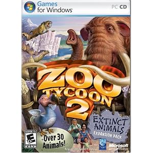 Zoo Tycoon 2 Extinct Animals Expansion Pack by Microsoft