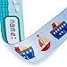 Pacifier Clip with Plastic Teeth - 3 Pack - Cute 2-Sided Design - Universal Soothie Pacifier Holder for Boys and Girls