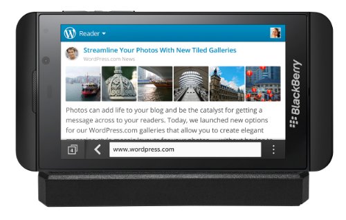 Cradle Dock Desktop Pod Charger for the All New BlackBerry 10 BlackBerry Z10 / USB Sync