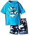 Carter's Big Girls' Whale Rash Guard Set