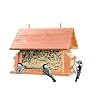 Perky Pet 50153 The Lodge Cedar Feeder, 8 lb capacity
