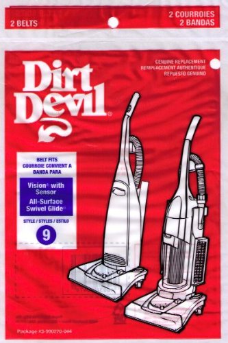 Dirt Devil Style 9 Belt 2 Pack (PN 990220)