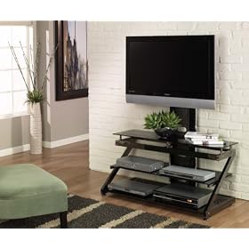 Z-Line Portland Flat Panel TV Stand with Integrated Mount
