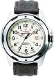 Timex Men's Expedition T49261 Brown Leather Quartz Watch with White Dial
