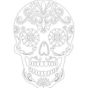 Amazon.com: Day Of The Dead stencil