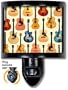 Guitars - Acoustic - Night Light by Art Plates