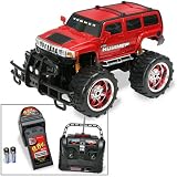 1:10 Scale Radio Remote Control Red HUMMER H3 RC Truck Car