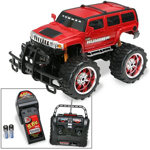 51rlHmvkseL 1:10 Scale Radio Remote Control Red HUMMER H3 RC Truck Car