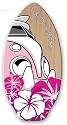 PROFESSIONAL OSPREY SKIMBOARD/ LARGE/ PINK FLOWER/ NEW