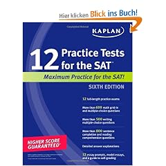 Kaplan 12 Practice Tests for the SAT