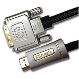 Electronics : 1m (3ft) PLATINUM HDMI to DVI High-Speed Cable (Full-HD 1080p 10.2Gbps)