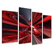 Bild auf Leinwand Phantasie 130 x 80 cm 4 Teile Modell-Nr. XXL 6137 Bilder fertig gerahmt�auf echtem Holzrahmen. riesig. Ausf�hrung Kunstdruck als Wandbild auf Rahmen. G�nstiger als �lbild Gem�lde Poster Plakat mit Bilderrahmen.