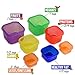 Live Smart Kitchen 7 Piece Multi-Colored Portion Control Container Kit with Guide, Leak Proof