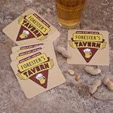 Personalized Pub Coaster Set - Cheers Tavern