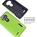 LG G4 Case, TOTU G4 Case [Durable Series] Protective Grip Cover [Drop Protection] Tough Hard Shock-Resistant Hybrid Cover Dual Layer Armor Defender Case for LG G4 - Green/Blue