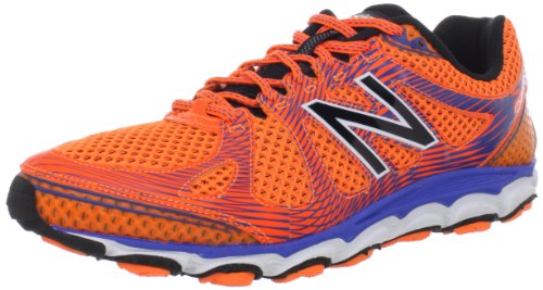 New Balance Men's MT810v2 Trail Running Shoe,Orange/Blue,11 4E US