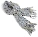 La Fiorentina Women's Acrylic Nubby Muffler,Grey,One Size
