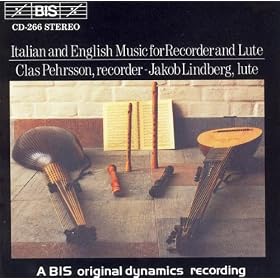 Italian And English Music For Recorder And Lute
