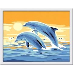 Ravensburger 27893 - Freunde des Meeres - Malen nach Zahlen, 13x18 cm