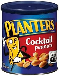 Planters Cocktail Peanuts, 16-Ounce Packages (Pack of 6)