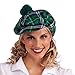 Forum Novelties Men's Green Plaid Cap