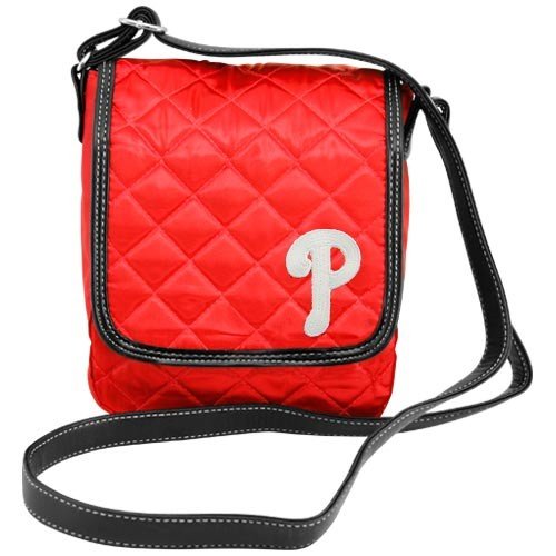 MLB Philadelphia Phillies Quilted Purse, Classic Red
