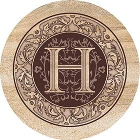 Thirstystone TSMH Thirstystone 4 piece Coaster Set Monogram H by