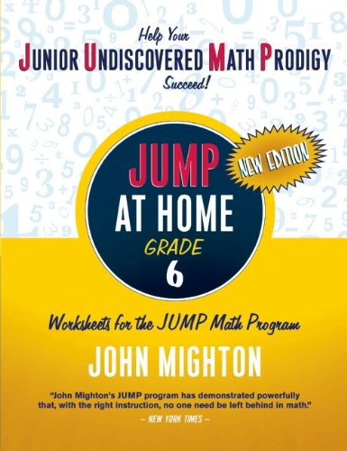 jump at home grade 6 worksheets for the jump math program