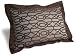 Pinzon Labyrinth Egyptian Cotton Sateen Standard Sham, Chocolate Natural