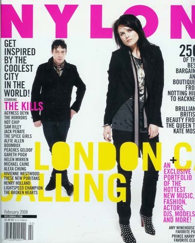 Nylon Magazine - February 2008: London Calling - From the Queen to Kate Moss