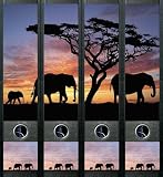Produkt-Bild: File Art - Design Etiketten - Motiv Africa - breit