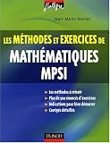 Les méthodes et exercices de Mathématiques MPSI