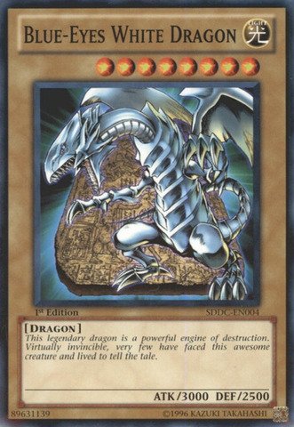 Yu-Gi-Oh - Blue-Eyes White Dragon SDDC-EN004 - Structure Deck Dragons Collide - 1st Edition - CommonB0076NVFXU