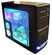 COLORS IT 8011L C4 BLACK 400W PC CASE + NEON LIGHTS + SIDE WINDOW