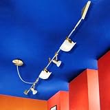 Eglo 85778 Seilsystem 3m Messing weiÃ? 2-Spot 2-Schirm
