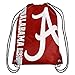 FOCO Alabama Crimson Tide NCAA Big Logo Drawstring Backpack
