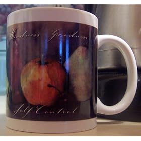 Fruits of the Spirit Christian Coffee Mug by A Hand Full of Heaven
