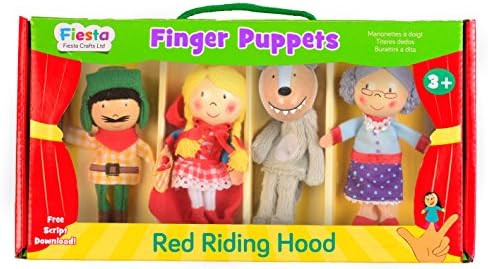 Tellatale Red Riding Hood Finger Puppet Set