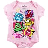 Yo Gabba Gabba "Get the Sillies Out" Pink Infant Bodysuit
