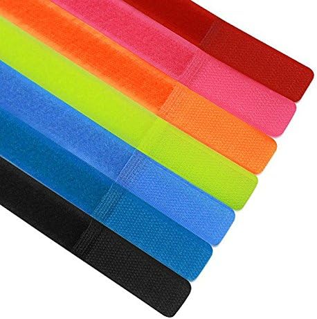 Smartbargain 10x Reusable Cord Winder Band Velcro Cable Ties Strap Wire Fasteners Organiser