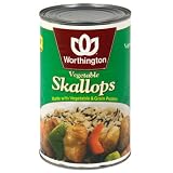 Worthington, Skallop Lf Vegetabletl Msg, 50-Ounce