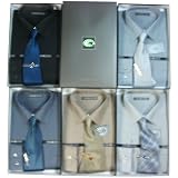 5-lot Eterno Italy Men's Italian Dress Shirt & Tie Sets - Neck Size 14. 5 - (E54145)