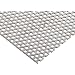 Hot Rolled Steel A36 Perforated Sheet, Staggered 0.125" Round Perfs, 0.1875" Center Spacing, 0.12" Thick, 12" Width, 12" Length
