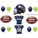 SEATTLE SEAHAWKS Football SUPER BOWL Party balloons Decorations Supplies