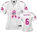 Reebok New York Jets Mark Sanchez 2011 Breast Cancer Awareness Fashion Jersey Small