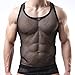 YOOBNG Sexy Men's Underwear Sleeveless Vest Tank Top Mesh Fishnet Undershirt
