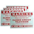 CCTV Warning Stickers - 4 in a Pack