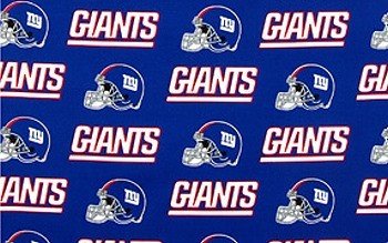 NFL Cotton Fabric-New York Giants