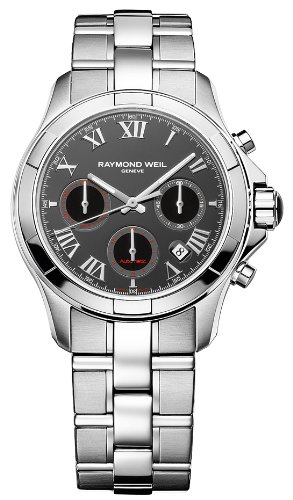 Raymond Weil Parsifal Automatic Chronograph Steel Mens Watch Date 7260-ST-00208