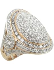 14k Pink Gold 3.1ctw Diamond Cocktail Ring 17120 Size 7.25